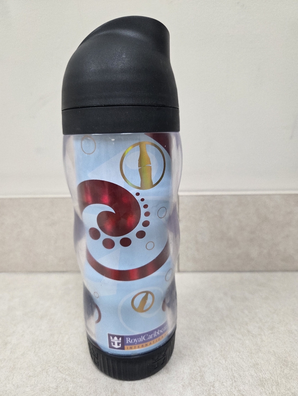 Royal Caribbean 20oz Souvenir Coca Cola Light Blue Contour Tumbler